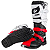 Bota Oneal Rider Pro Preto/Branco/Vermelho - Imagem 4