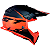 Capacete LS2 MX437 Fast Evo Roar Preto/Vermelho - Imagem 1