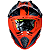 Capacete LS2 MX437 Fast Evo Roar Preto/Vermelho - Imagem 7
