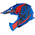 Capacete LS2 MX437 Fast Evo Alpha Azul - Imagem 2