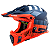 Capacete LS2 MX437 XCode Laranja/Azul - Imagem 2