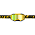 Óculos Scott Fury Amarelo/Preto Yellow Chrome Works - Imagem 2