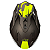 Capacete Just1 J38 Korner Amarelo Fluor/Titanium - Imagem 5