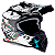 Capacete Oneal 3Series Villain Branco - Imagem 1