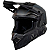 Capacete ASW Fusion 2.0 Dash Preto Chumbo/Cinza - Imagem 2
