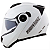 Capacete Norisk Route FF345 Articulado Monocolor Branco - Imagem 2