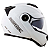 Capacete Norisk Route FF345 Articulado Monocolor Branco - Imagem 1