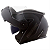 Capacete Norisk Route FF345 Articulado Monocolor Preto Fosco - Imagem 4