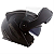 Capacete Norisk Route FF345 Articulado Monocolor Preto Fosco - Imagem 3