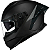 Capacete Norisk Strada 2 Monocolor Preto Fosco - Imagem 2