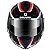 Capacete Shark Evoline Serie 3 Hyrium Preto/Branco/Vermelho - Imagem 4