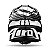 Capacete Airoh Twist 3 Thunder Preto Branco brilho - Imagem 3