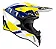 Capacete Airoh Wraap Feel Amarelo Azul brilho 2025 - Imagem 1