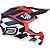 Capacete Asw R3 Victorious Preto Branco Vermelho - Imagem 1