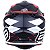 Capacete Asw R3 Victorious Preto Branco Vermelho - Imagem 3