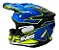 Capacete IMS EVO Azul/Amarelo Fluo - Imagem 3