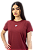 Camiseta Feminina Npnd Elastic Dark Red - Imagem 1