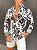 Camisa Estampada Floral Preto/Branco | Per P. - Imagem 1