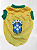 Roupa Pet Cachorro Futebol Brasil - Imagem 1