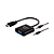 Adaptador HDMI para VGA → VGA + P2 Exbom CC-HVA100 - Imagem 1