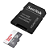 Cartão de memória micro SD 128gb com adaptador CL 10 SDSQUNR  SanDisk Ultra - Imagem 3