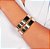 Bracelete Detalhado Elos Liso - Imagem 1