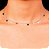 Colar Choker de Pingentes Redondos com Zircônias - Imagem 1