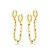 Brinco Earline Rainbow Zircônias - Imagem 2