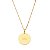 Colar c/ Pingente Redondo Personalizado (2,8cm) - Ouro 18k - Imagem 2