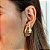 Brinco Dourado Fosco Anatomic Curve - Imagem 1