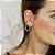 Brinco Ear Cuff Dourado Esmeralda - Imagem 2