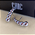 Brinco Ear Hook Bolinhas - Banho Ródio Branco - Imagem 1