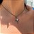 Colar c/ Pingente Cruz e Zirconia - Imagem 1