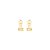 Brinco Ioga  Banho - Ouro 18k - Imagem 1