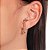 Brinco Ear Hook Bolinhas - Banho Ouro 18k - Imagem 1