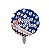 Balão Metalizado Feliz aniversário  45cm - Modelo 02 - Imagem 1