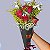 Buque Beautiful Black De 5 Rosas Vermelhas - 490 - Imagem 1