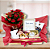 Cesta Kit Delicadeza Colorida com Flor foto e Ferrero  cod C 077 - Imagem 1