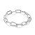 Pulseira Corrente Charms  Pequenos Elos - Prata 925 - Imagem 1