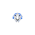 Pingente Charms Ocean Golfinhos Azul - Imagem 1