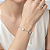 Pulseira Ajustável 5 Trevos Lucky Pearl - Imagem 2