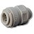 CR04B - Conexão rápida rosca macho 1/4" BSP x  tubo 3/8 - Imagem 1