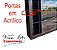 Estante Expositor 100 Nichos Preto Com Portas de Acrílico - Imagem 3