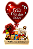 Cesta Café da Manhã com Balão Personalizado Dia das Mães - Imagem 1