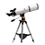 Telescópio Refrator 80/500mm Leo Montagem Azimutal Fácil Rápida Simples Observações Detalhadas Aglomerados De Estrelas Nebulosas Luas Planetas Explorar Universo Uranum - Imagem 1