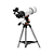 Telescópio Refrator 80/500mm Leo Montagem Azimutal Fácil Rápida Simples Observações Detalhadas Aglomerados De Estrelas Nebulosas Luas Planetas Explorar Universo Uranum - Imagem 8