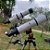 Telescópio Refrator 80/500mm Leo Montagem Azimutal Fácil Rápida Simples Observações Detalhadas Aglomerados De Estrelas Nebulosas Luas Planetas Explorar Universo Uranum - Imagem 2