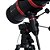 Telescópio Astronômico Uranum Galileu 160/800mm Montagem EQ4 Alemã Com Motor De Rastreamento Robusto - Imagem 3