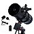 Telescópio Refletor Uranum Zeus 210/800mm Com Motor De 4 Velocidades Observação Astronômica Profissional Planetas Astros - Imagem 1