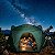 Tenda Portátil Barraca Para Observação Astronômica Abrigo Acampamento Fibras Sintéticas Resistente - Imagem 3